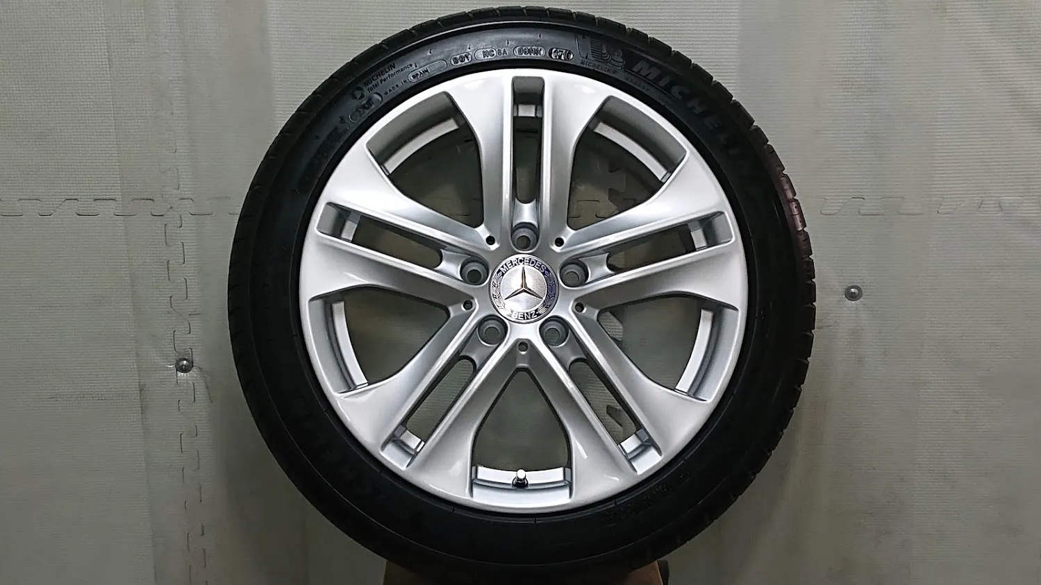 ベンツシルバー施工全体 施工後