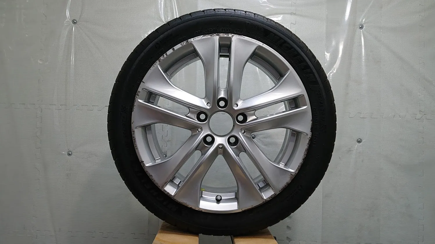 ベンツシルバー施工全体 施工前