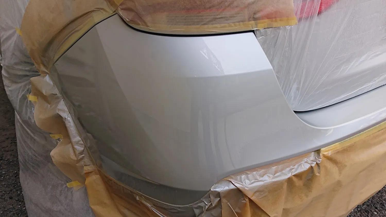 BMWバンパー施工 施工後