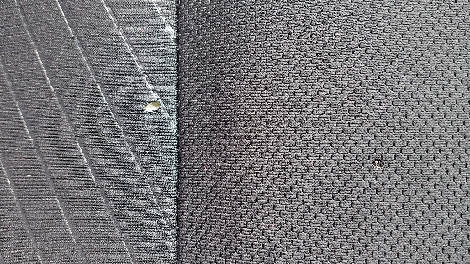 モケット焦げ穴施工３ 施工前