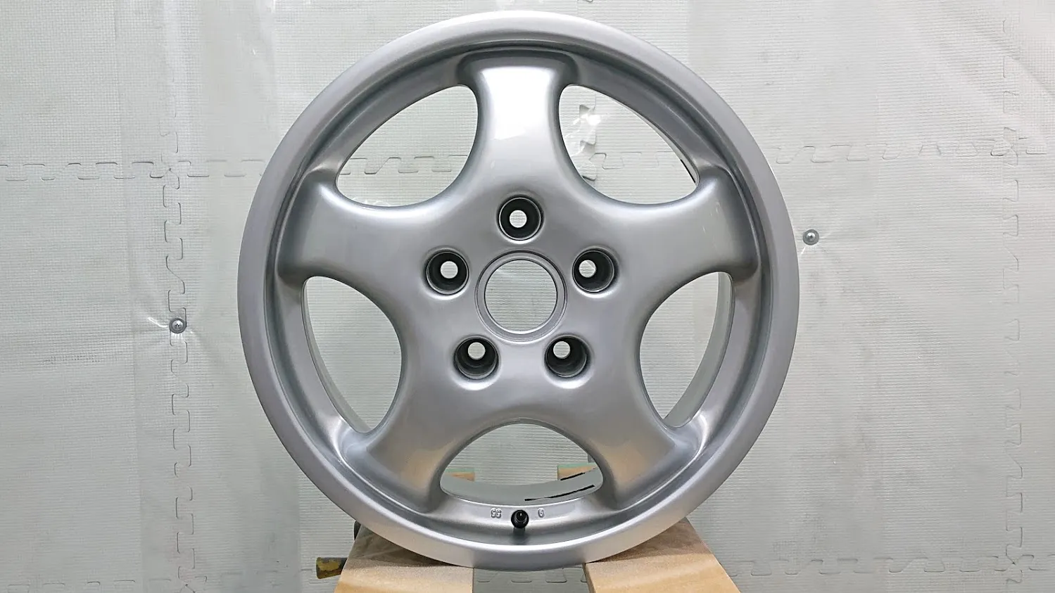 ポルシェシルバー施工 施工後